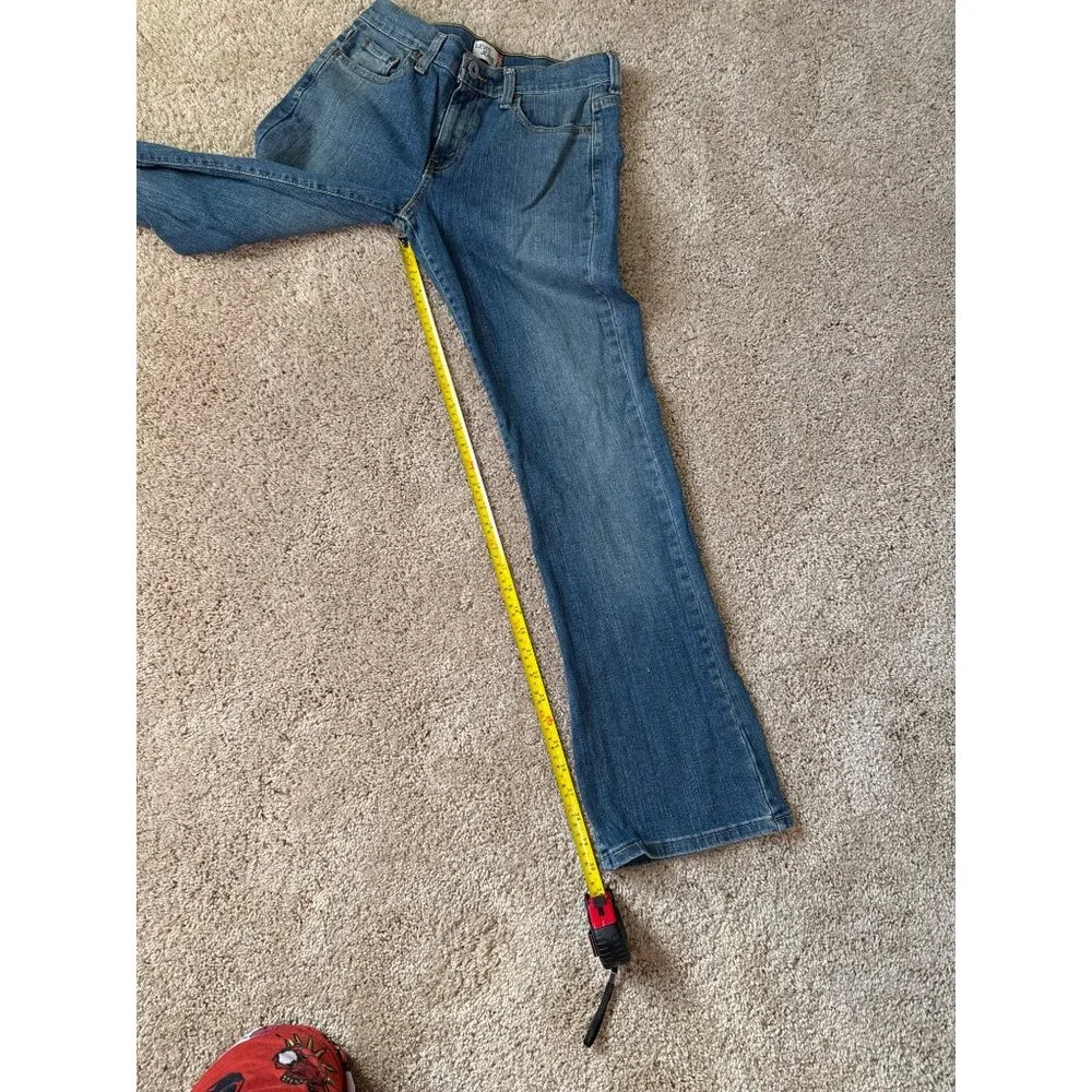 Levi's Womens Size 6 Low-Mid Rise Classic Bootcut Blue Jeans Western Cotton